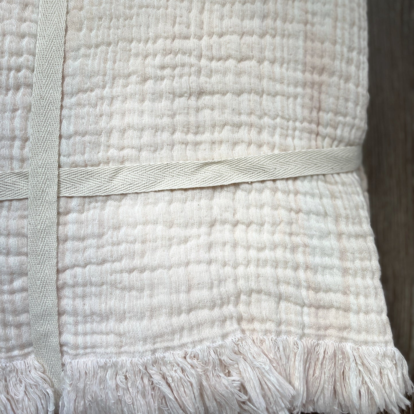 Park Avenue Melange Cotton Muslin Blanket