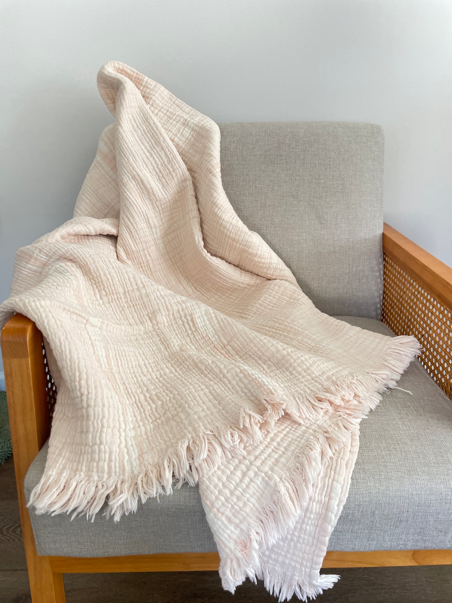 Park Avenue Melange Cotton Muslin Blanket
