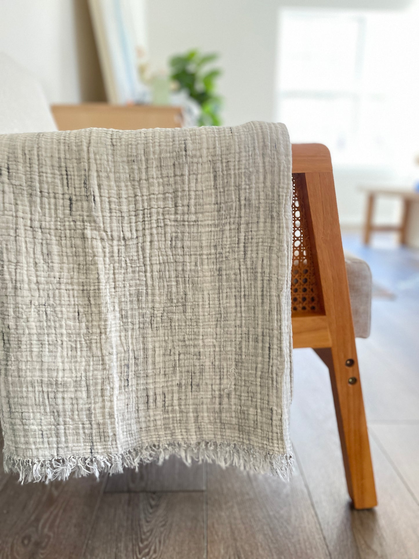 Soho 4 Layer Muslin Throw Blanket