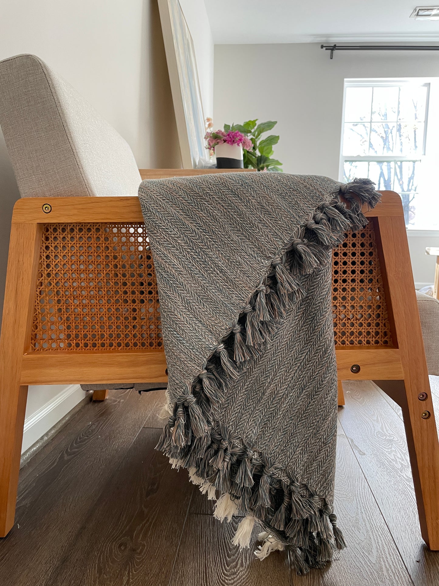Vintage Collection - Paris 100% Cotton Blanket Throw