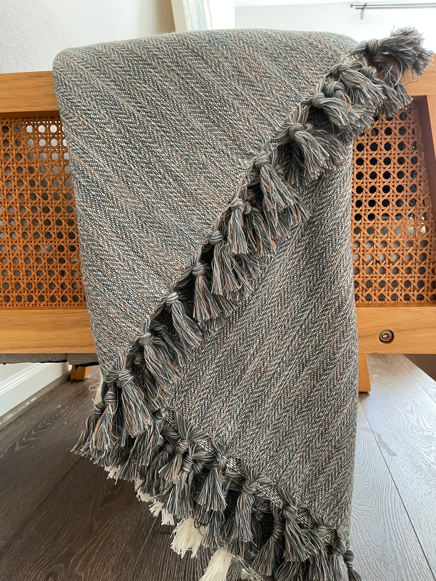 Gray Paris Blanket Throw