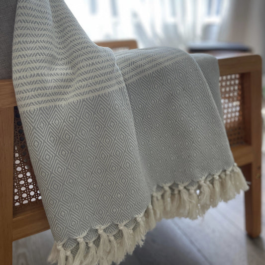 Friends Striped Turkish Cotton Blanket