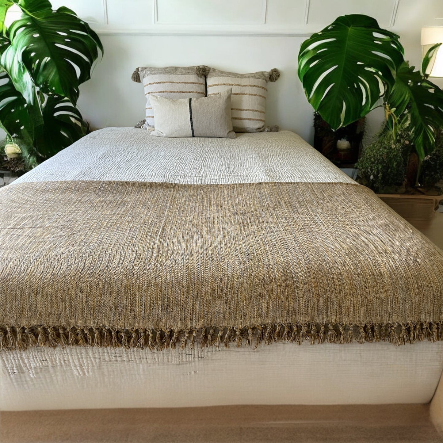Hilary 100% Cotton Blanket Throw