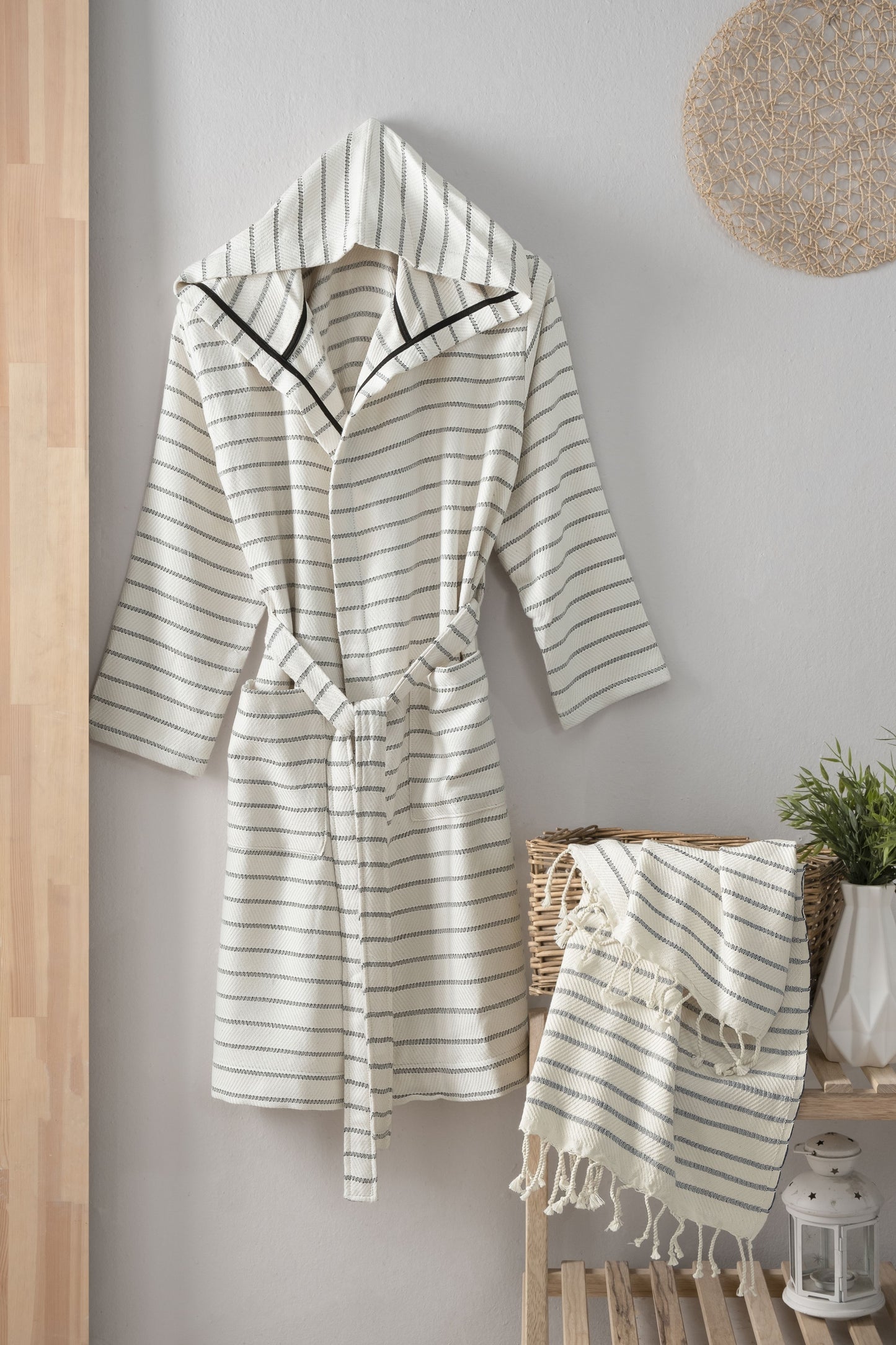 Serene 100% cotton robe