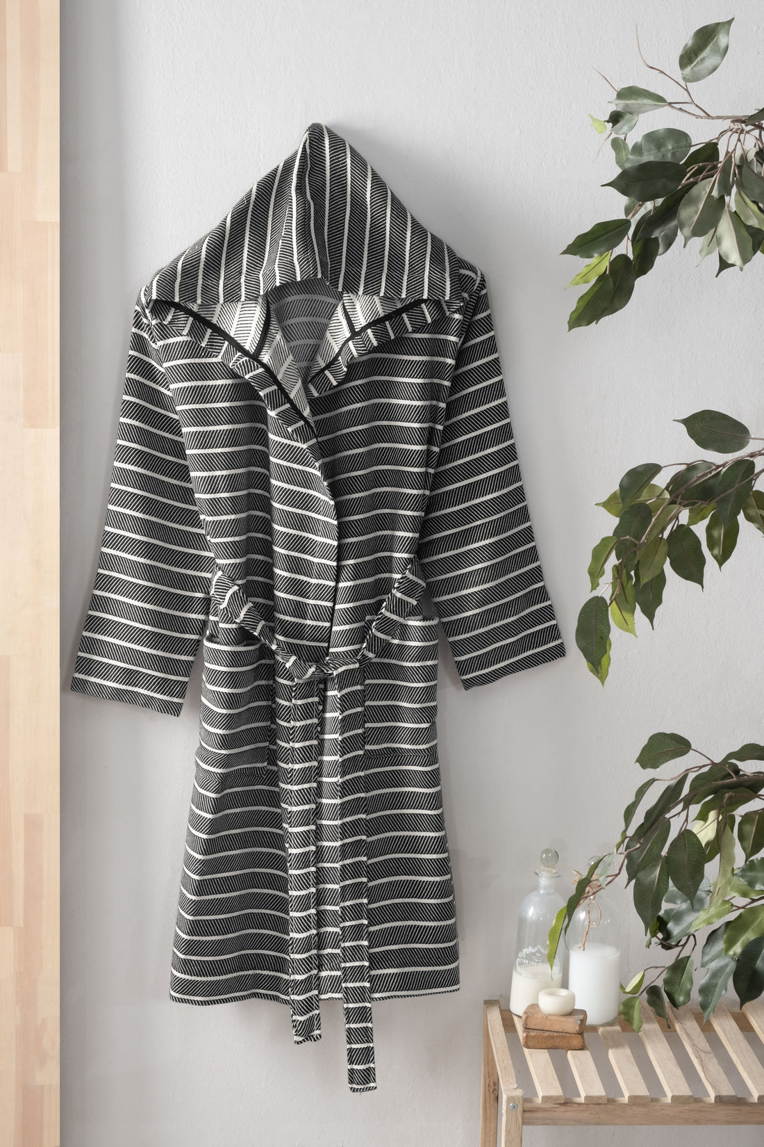 'Serene Haven' 100% Cotton Kimono Robe