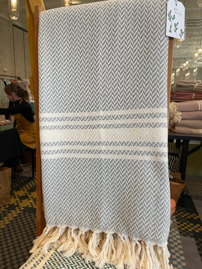 Nuvola 100% Cotton Blanket,  XL Throw 8 colors