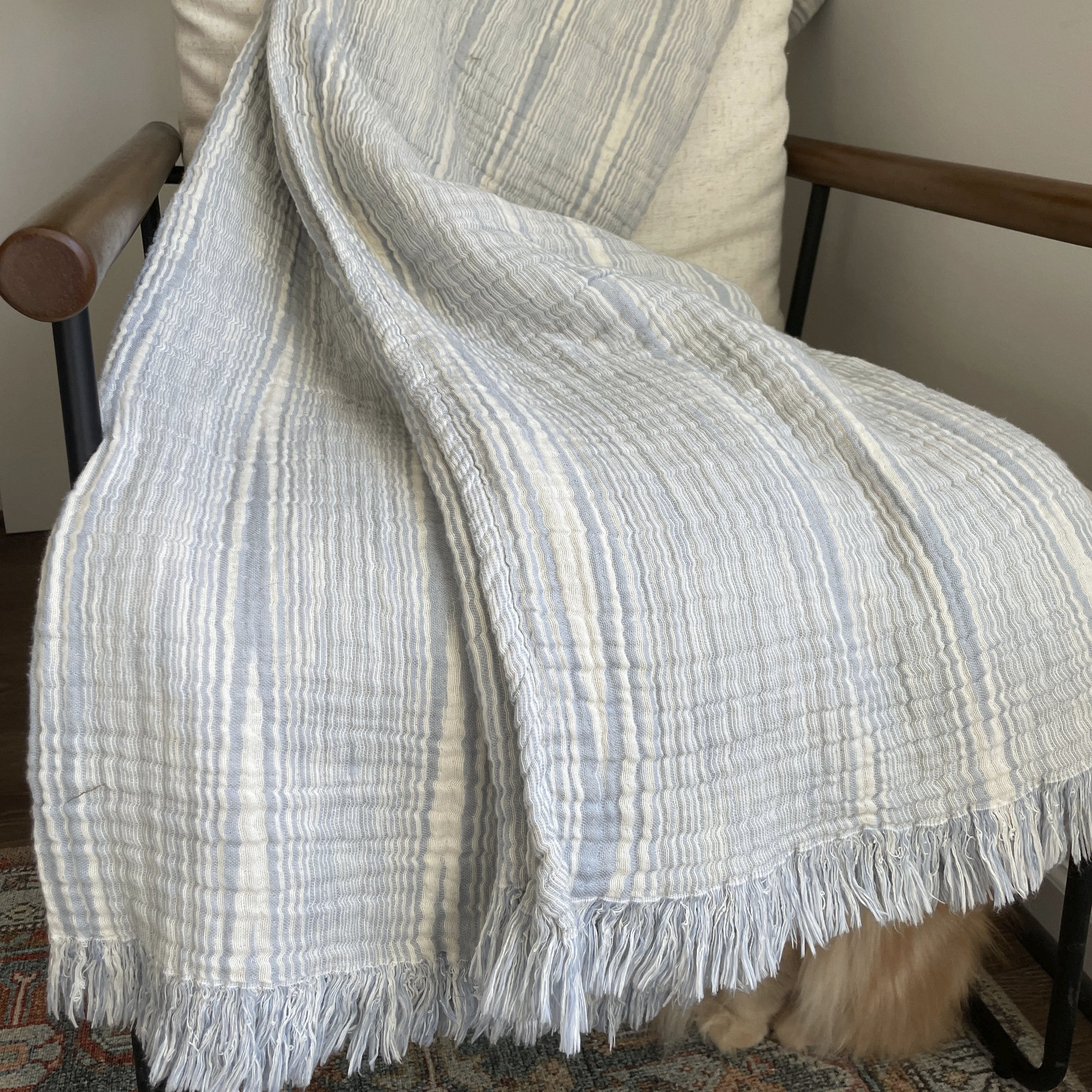 Park Avenue Melange Cotton Muslin Blanket