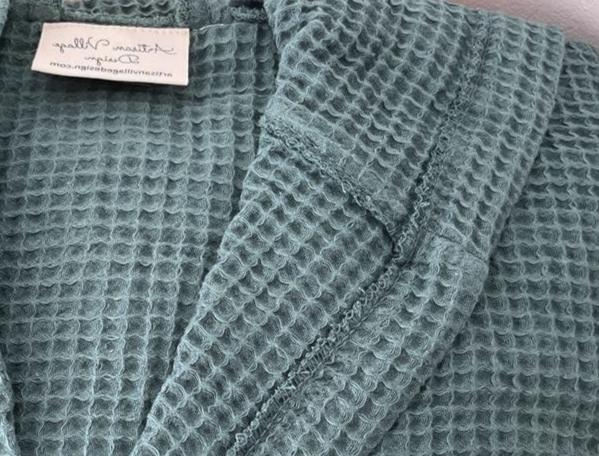 Cloudy 100% Turkish Cotton Waffle Bathrobe