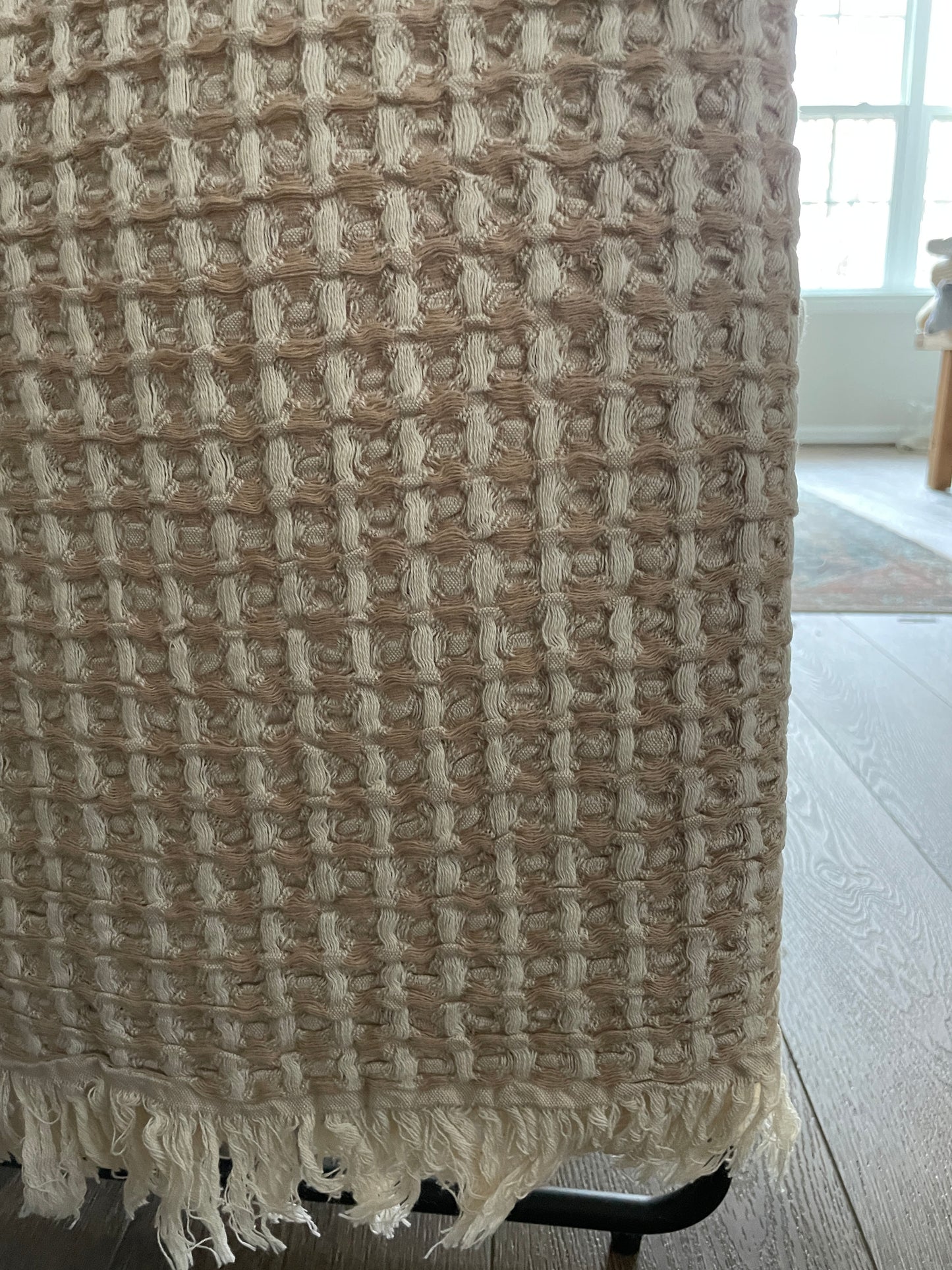 Cloud Waffle Weave 100% Cotton Blanket