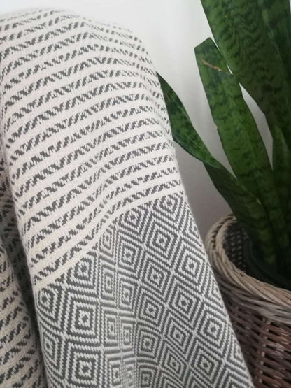 Friend - Striped 100% Cotton Blanket- 12 colors